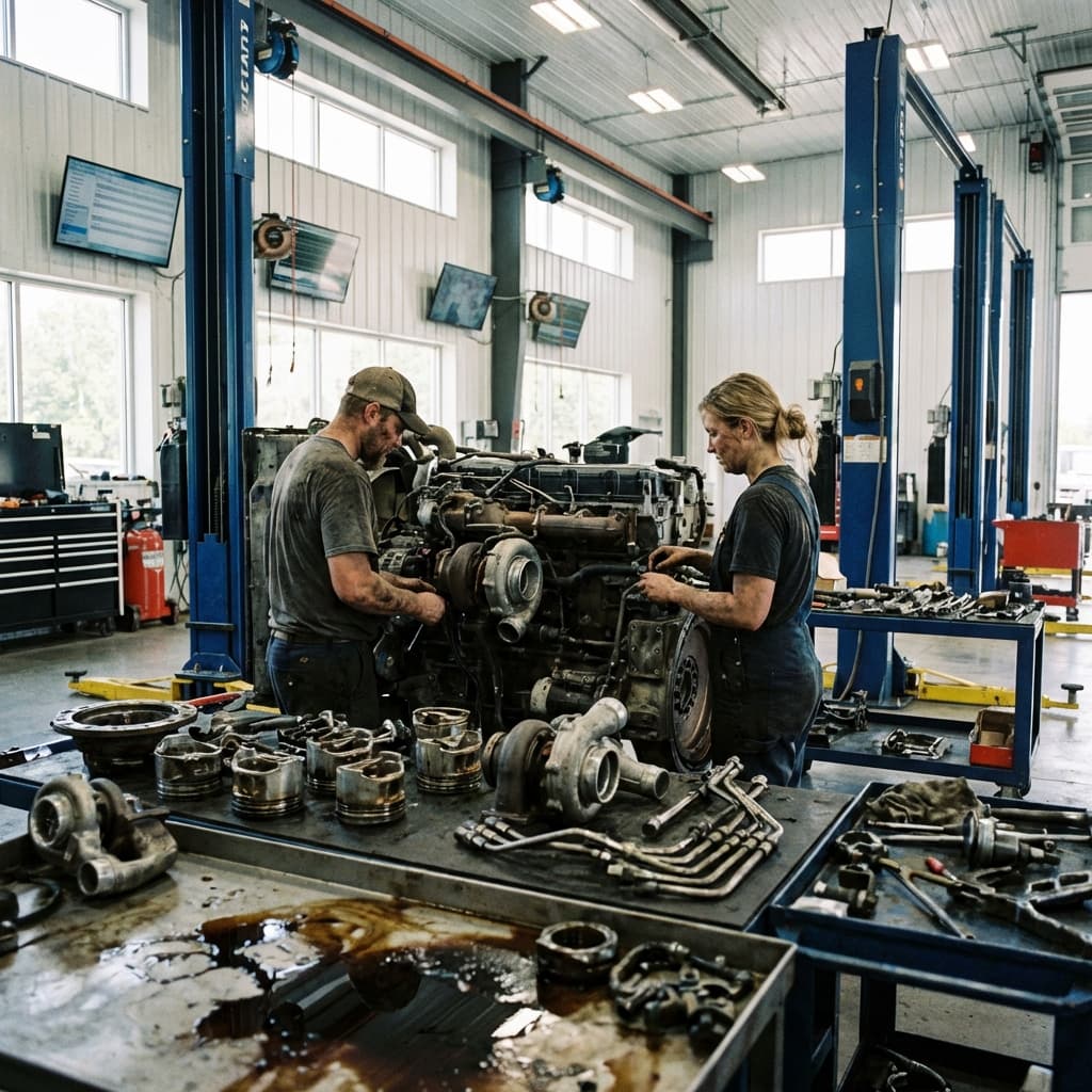 Commercial Truck Collision Repair In Wilmer